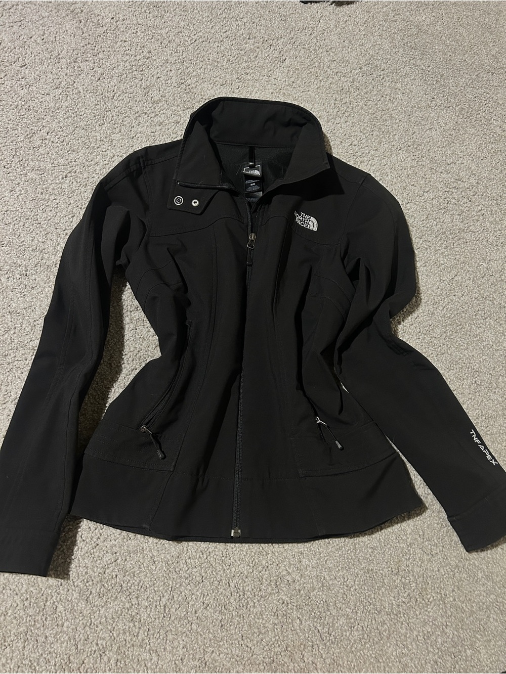 The North Face Apex Softshell Full Zip Jacket - Black, Women’s Size M